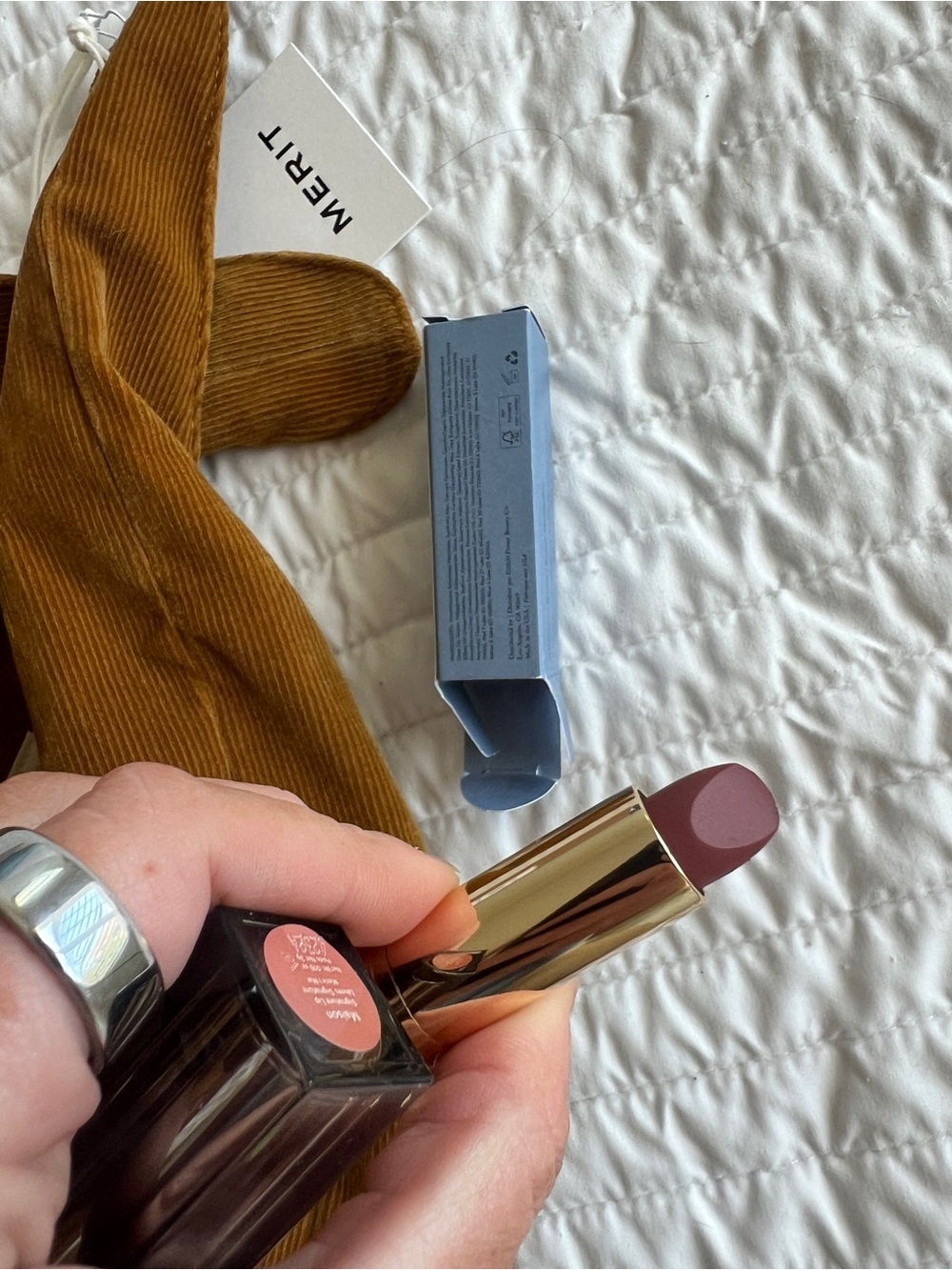 Merit Maison Lipstick (Discontinued color) Brand New with NWT Merit knot bag
